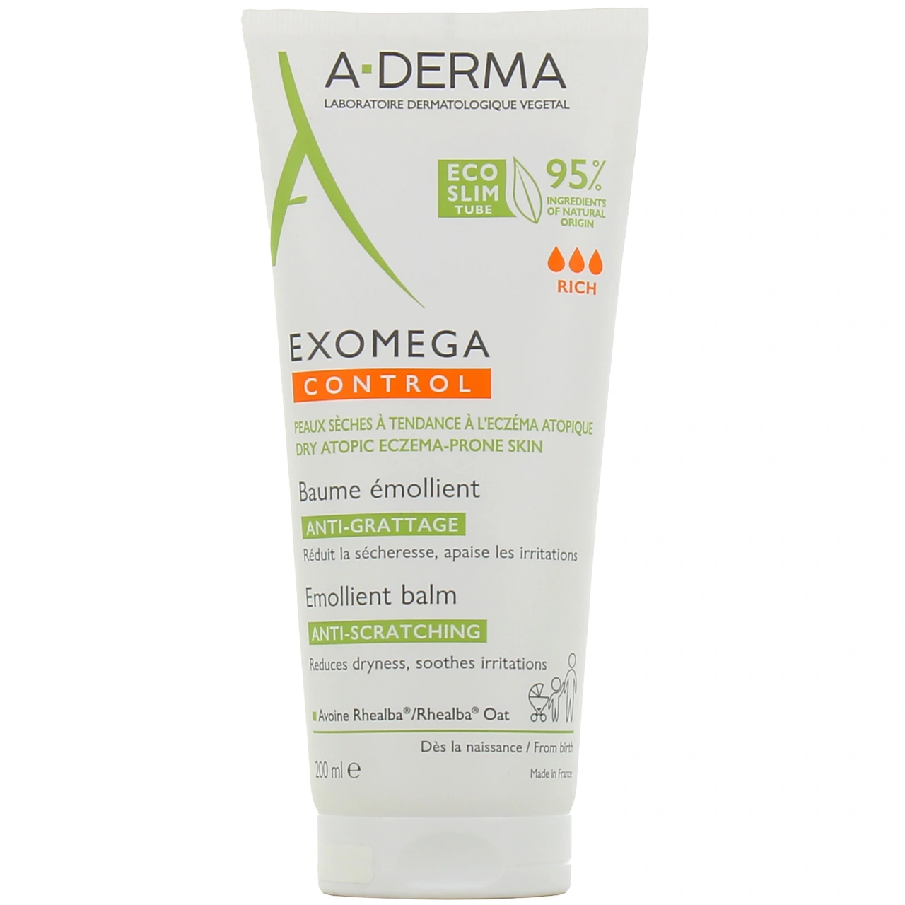 A-Derma Exomega Control Baume Emollient Anti-Grattage - Exomega Control
