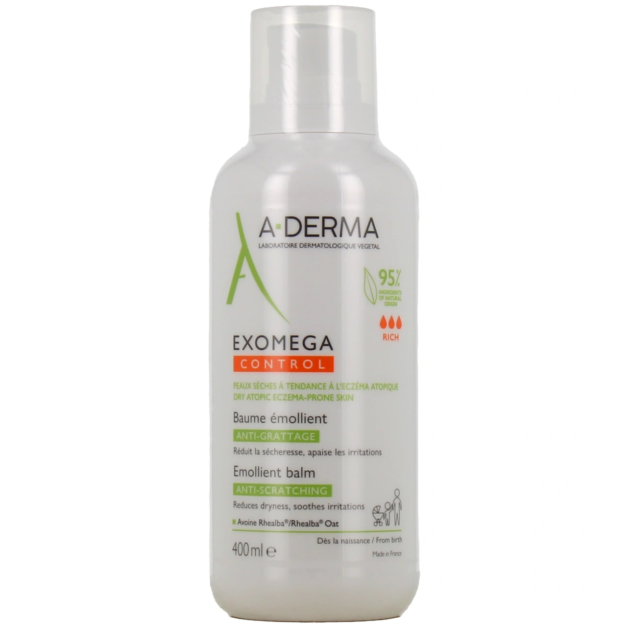 A-Derma Exomega Control Baume Emollient Anti-Grattage - Vue 4