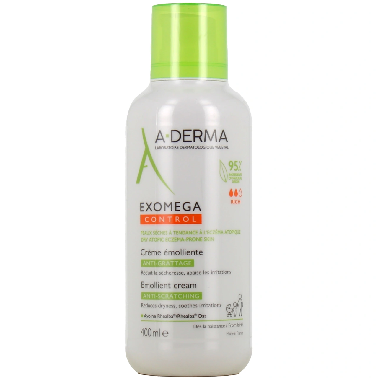 A-Derma Exomega Control Crème Emolliente Anti-Grattage - Vue 4