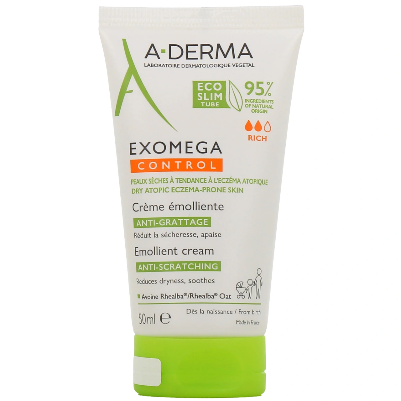A-Derma Exomega Control Crème Emolliente Anti-Grattage - Vue 7