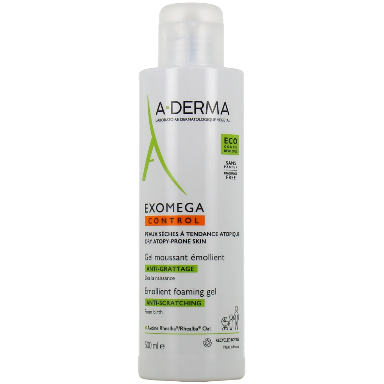 A-Derma Exomega Control Gel Moussant Emollient Anti-Grattage - Vue 4