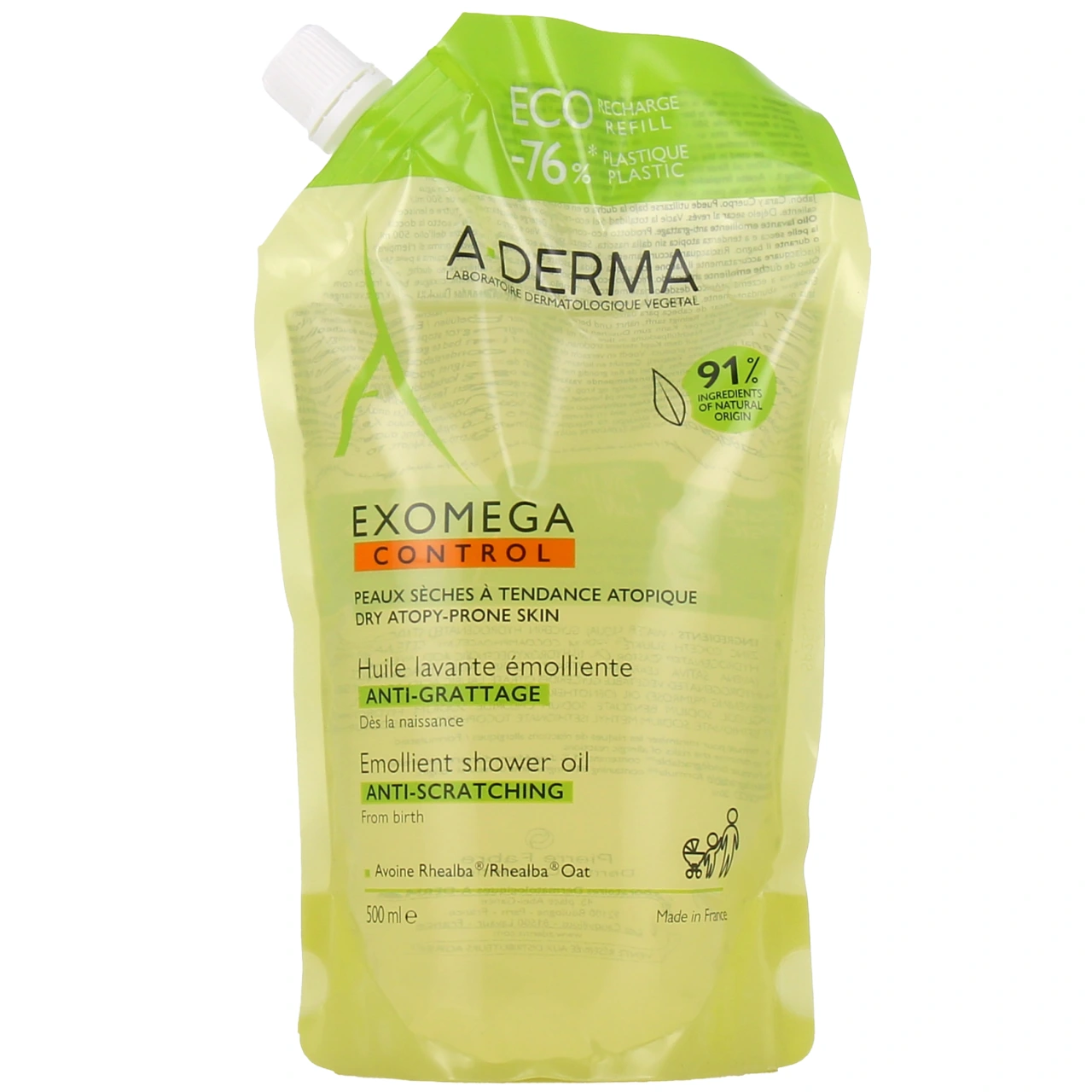 Exomega Control Huile Lavante Émolliente Anti-Grattage - Vue 10