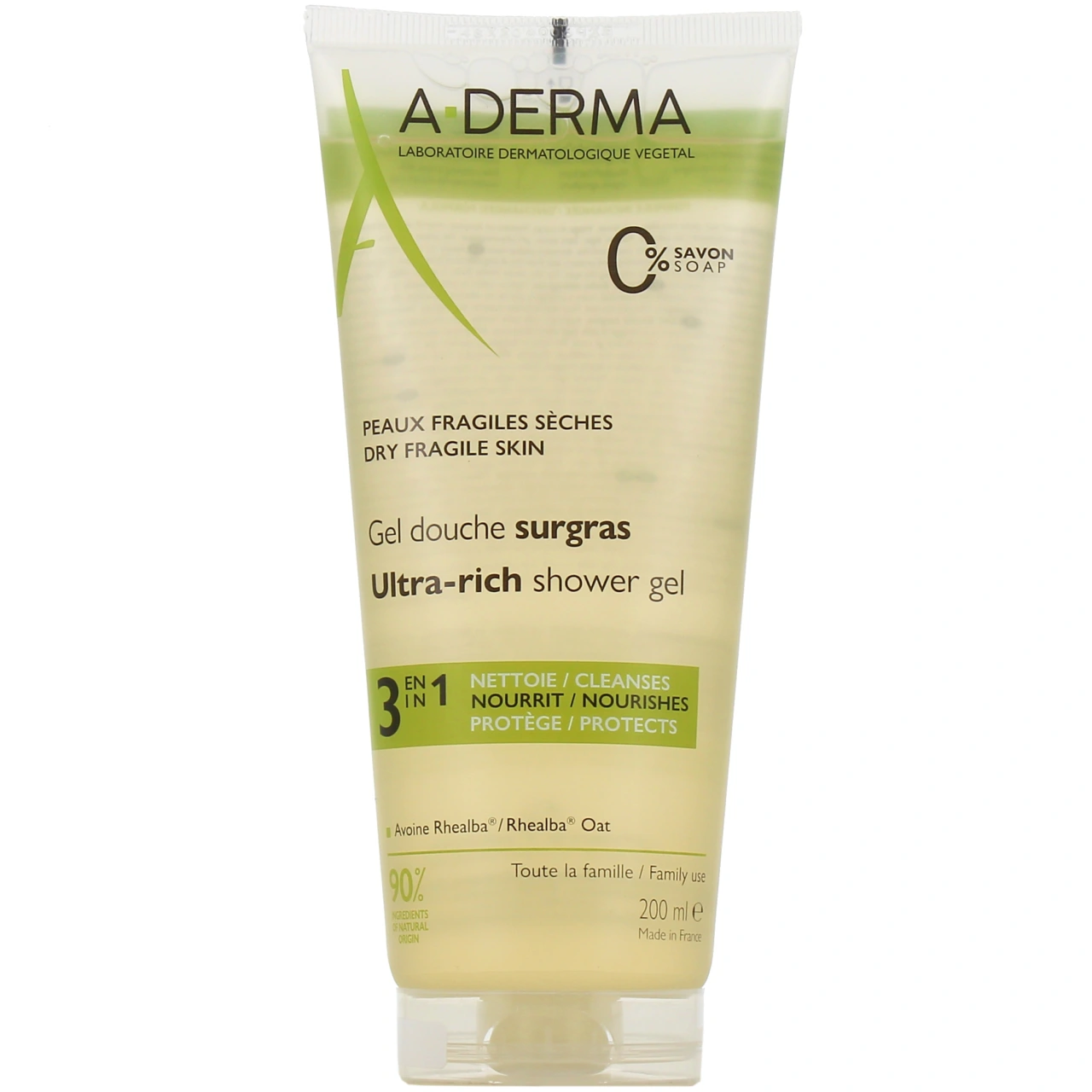 A-Derma Gel Douche Surgras - A-Derma