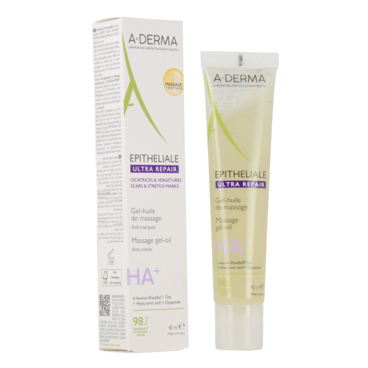 A-Derma Gel-huile de massage Epitheliale A.H - A-Derma