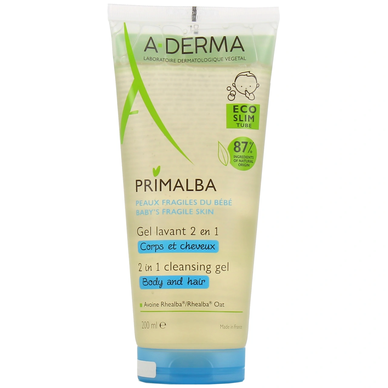 A-Derma Primalba Gel Lavant Douceur 2 en 1 - Vue 7