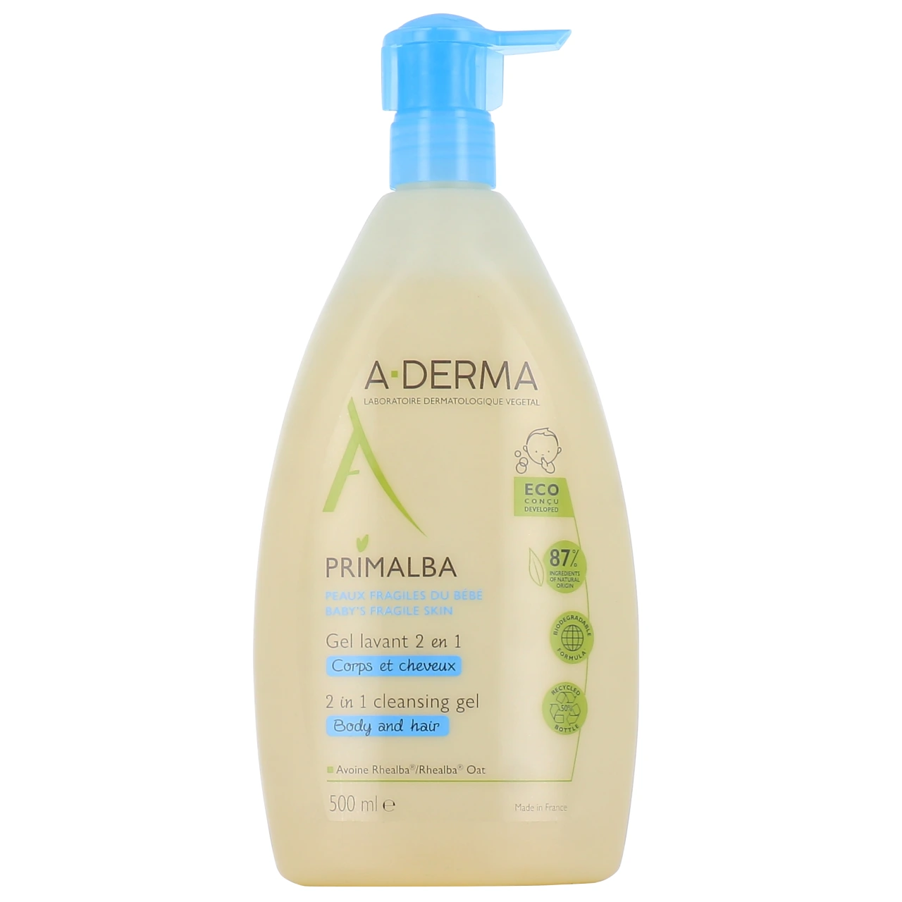 A-Derma Primalba Gel Lavant Douceur 2 en 1 - Primalba