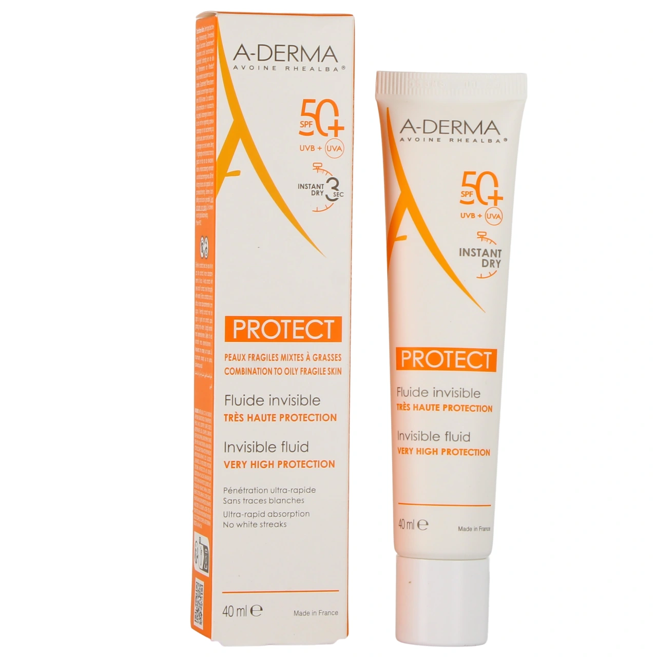 A-Derma Protect Fluide Invisible SPF 50+ - A-Derma Protect