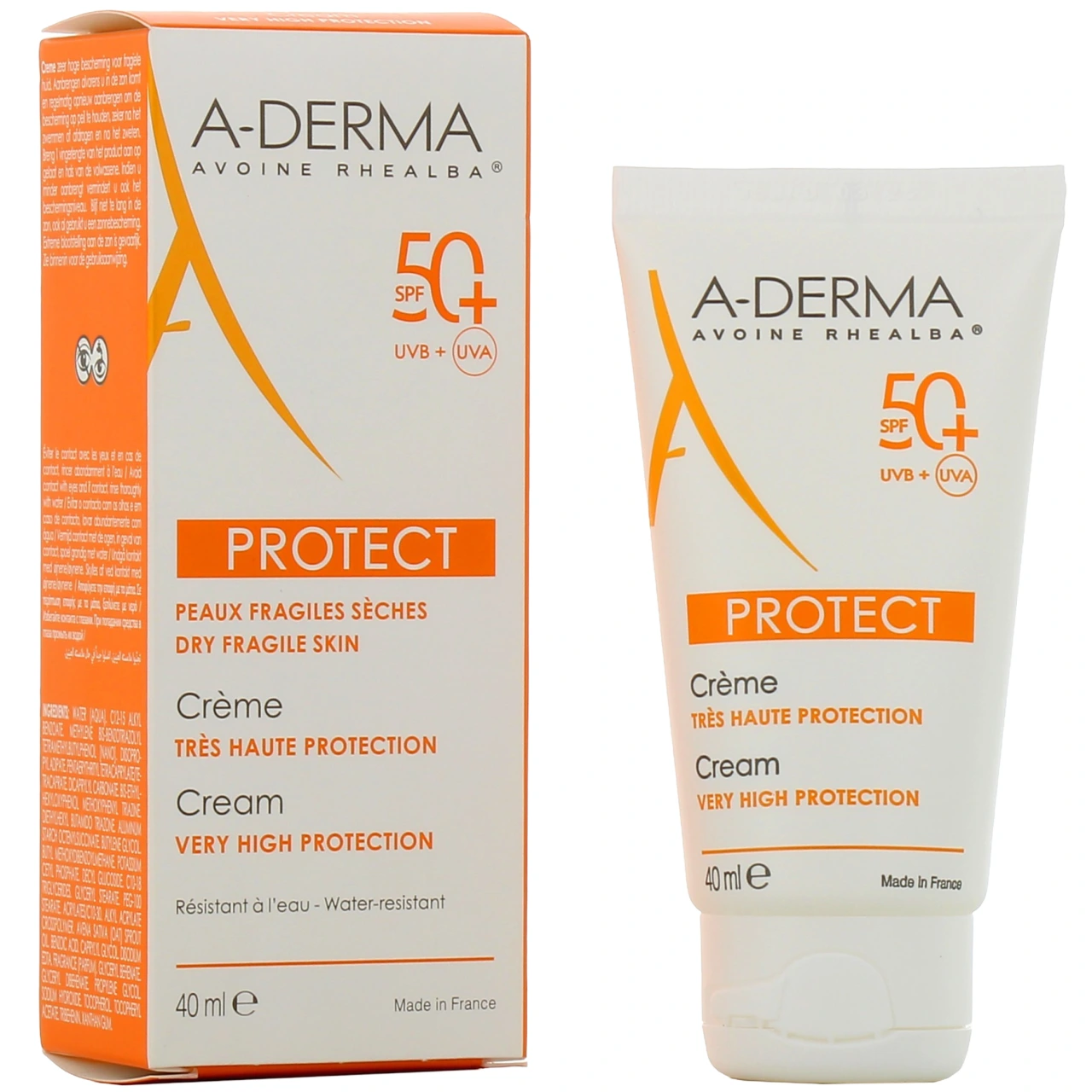 A-Derma Protect SPF50+ Crème - A-Derma Protect