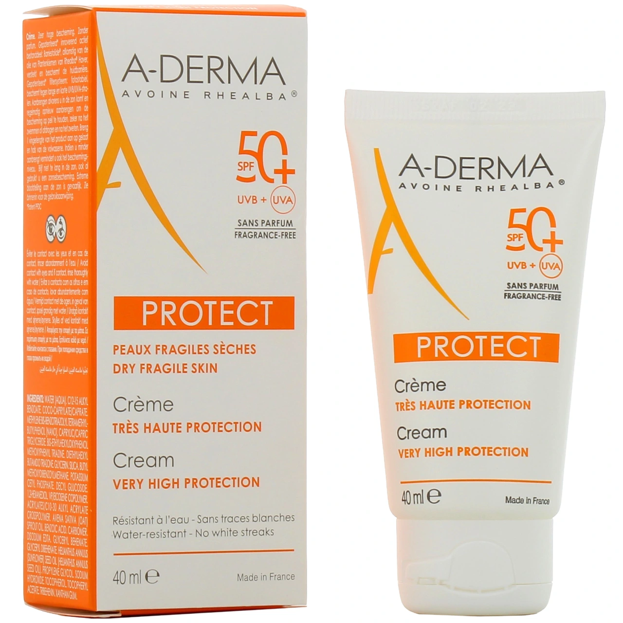 A-Derma Protect SPF50+ Crème - Vue 4