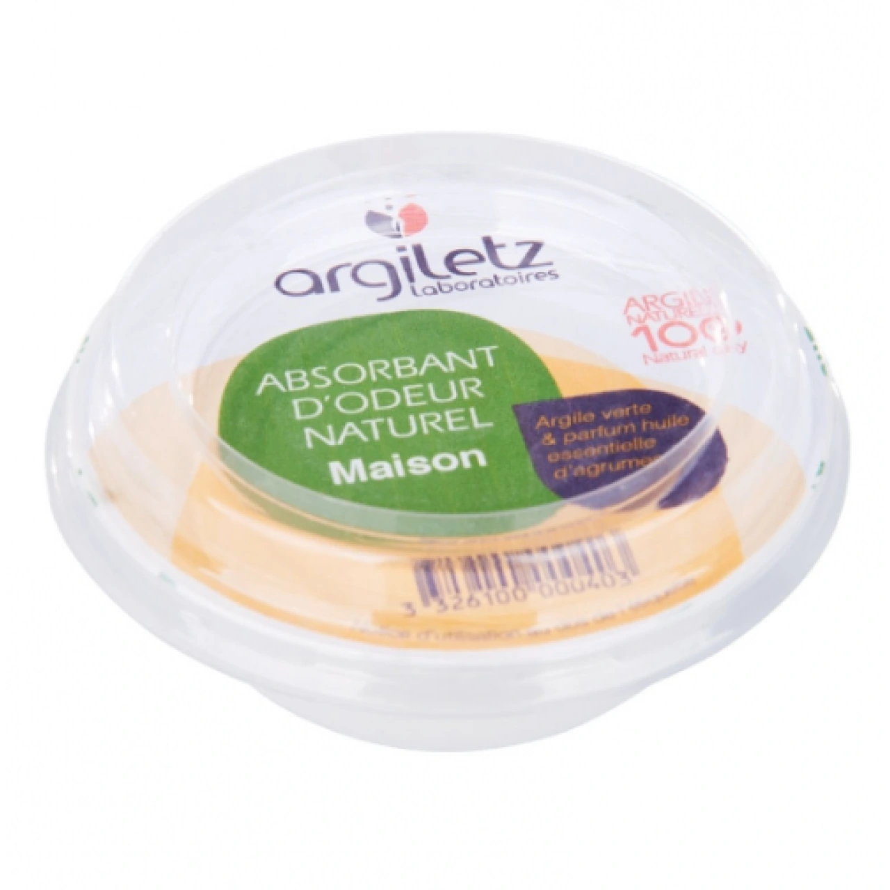 Argiletz Absorbant d'Odeur Naturel à l'Argile Verte - Vue 2