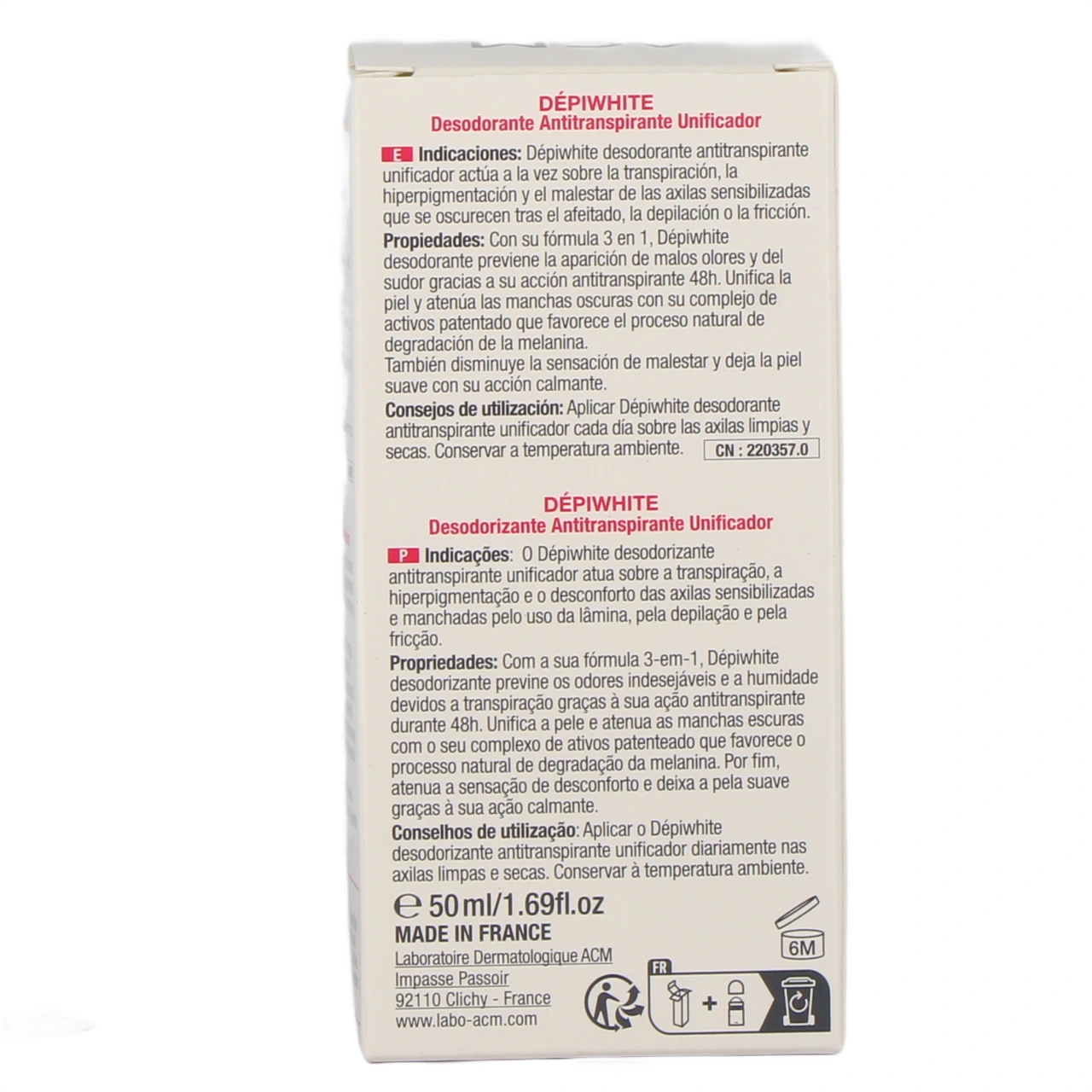 ACM Dépiwhite Déodorant Anti-Transpirant - Vue 3