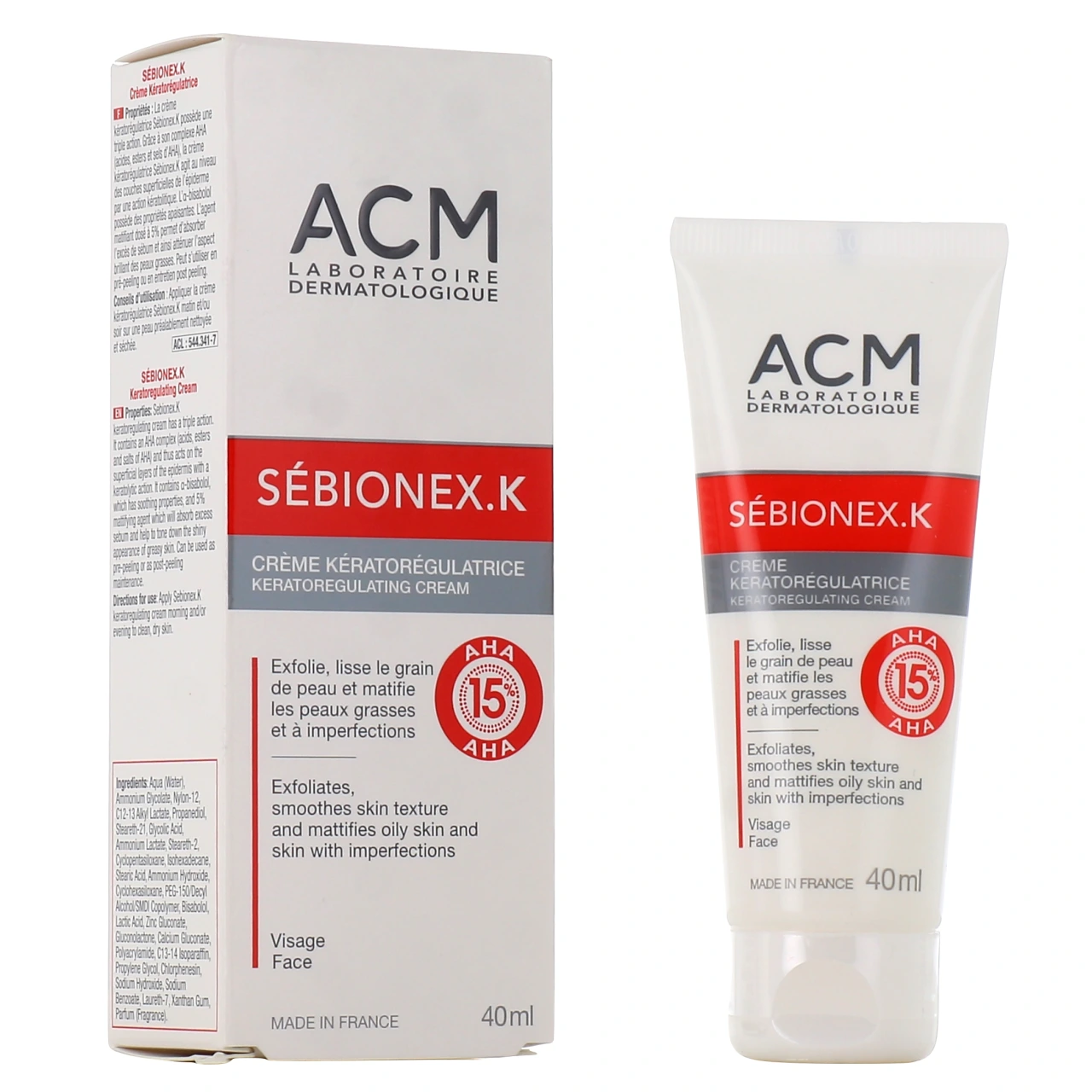 ACM Sébionex K Crème Kératorégulatrice - ACM