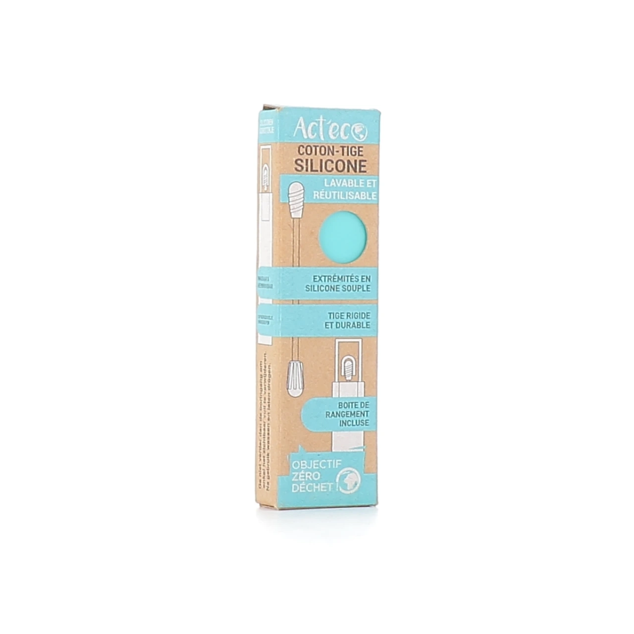 Act'Eco Coton-tige en Silicone Lavable et Réutilisable - Vue 3