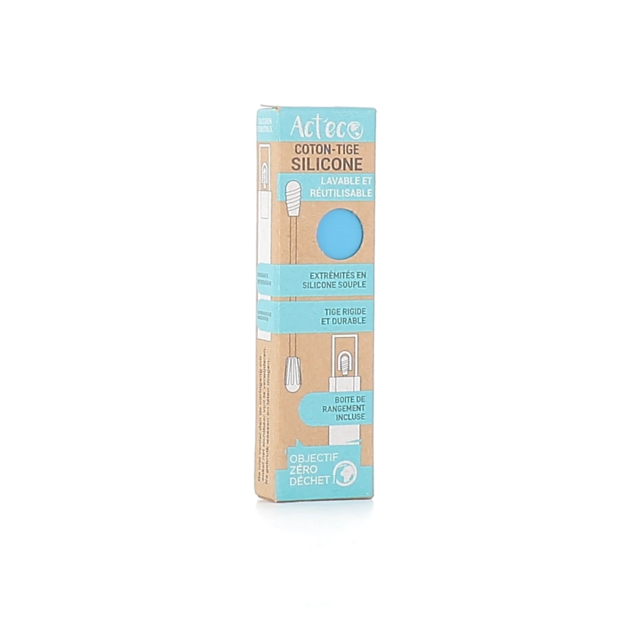 Act'Eco Coton-tige en Silicone Lavable et Réutilisable - Vue 7