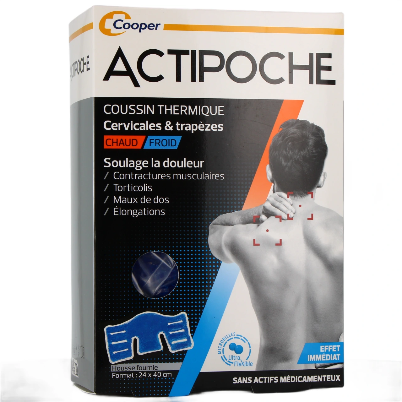 Actipoche Coussin Thermique Cervicales et Trapèzes - Actipoche