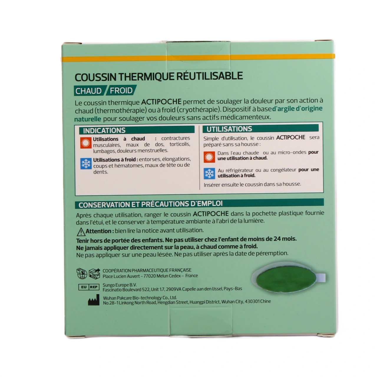 Actipoche Coussins Thermiques Argile - Vue 3