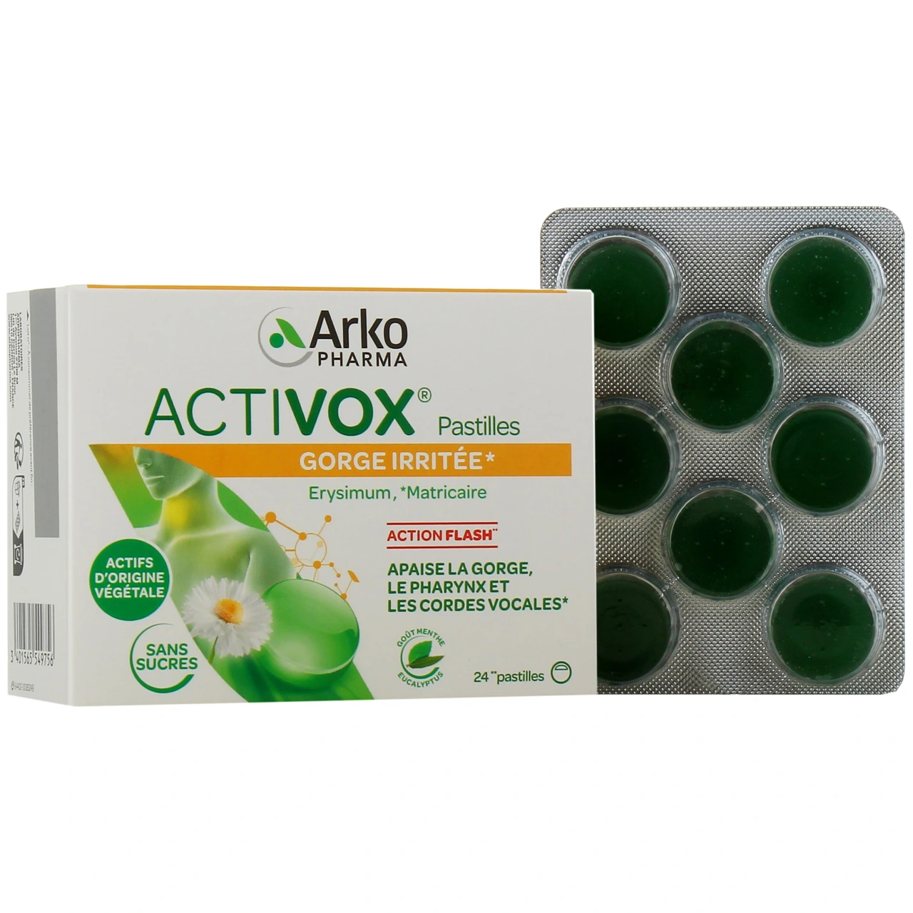 Activox Pastilles Menthe Eucalyptus - Activox