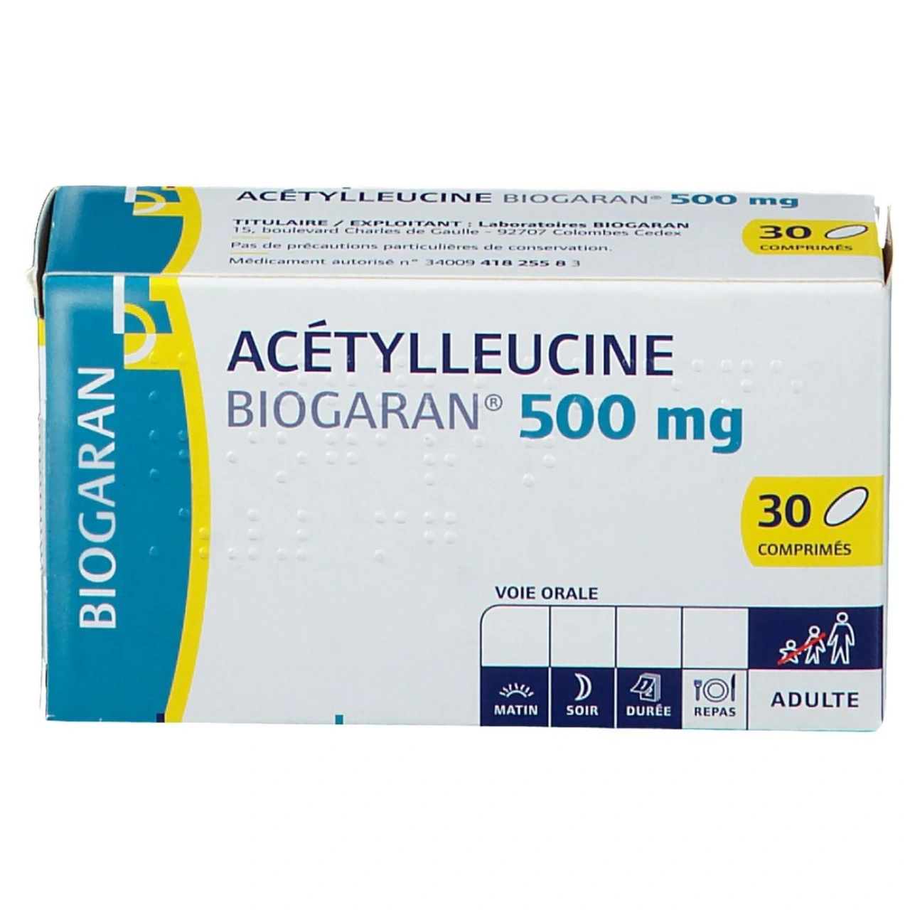 Acétylleucine - Vue 3