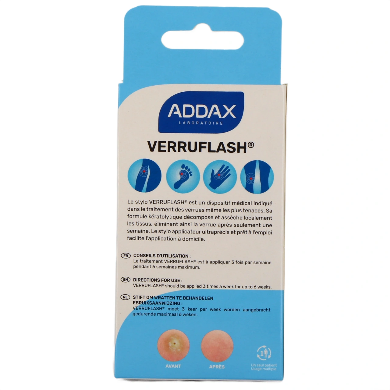 Addax Verruflash Stylo Verrues - Vue 3