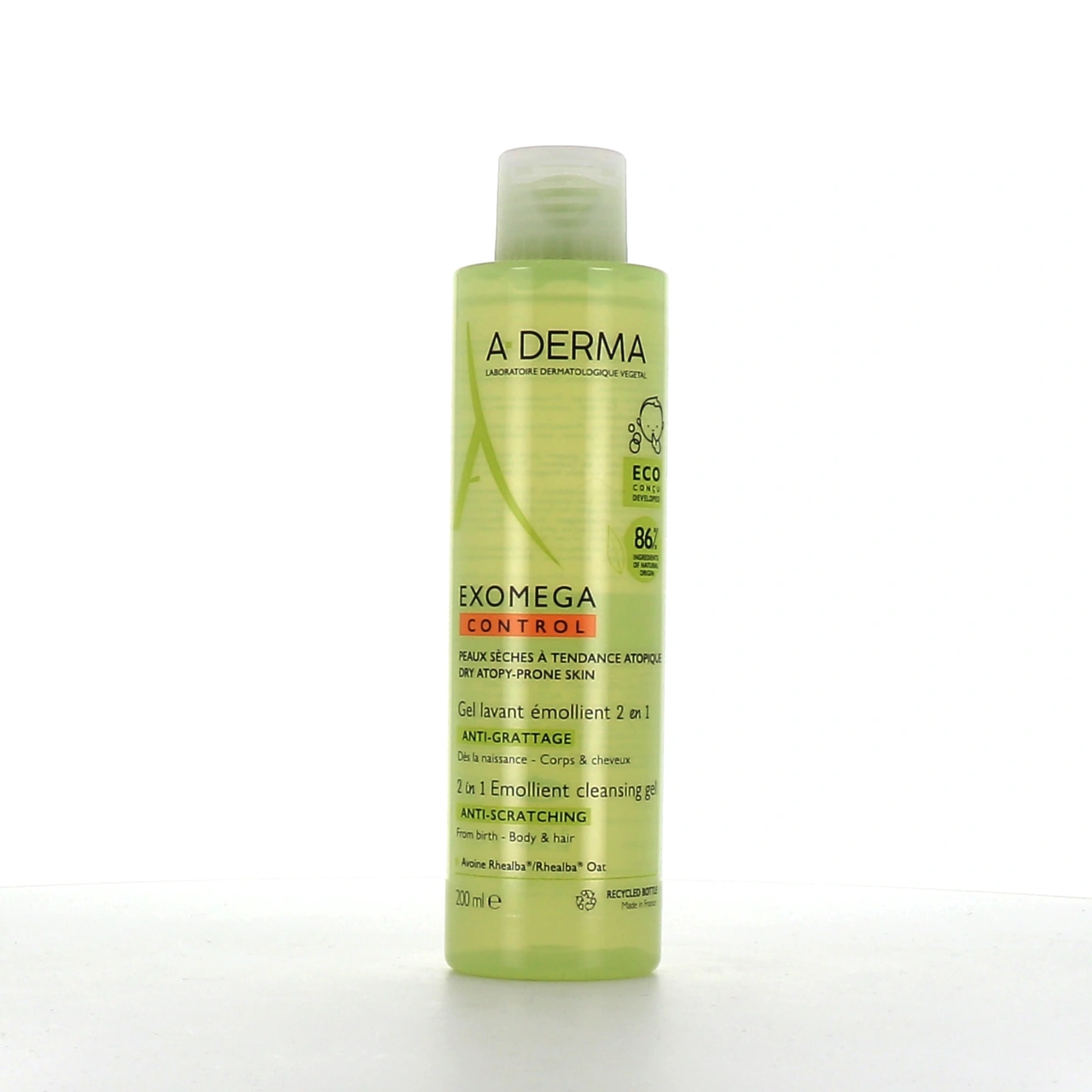 A-Derma Exomega Control Gel Lavant Émollient 2 en 1 Anti-Grattage - Vue 4