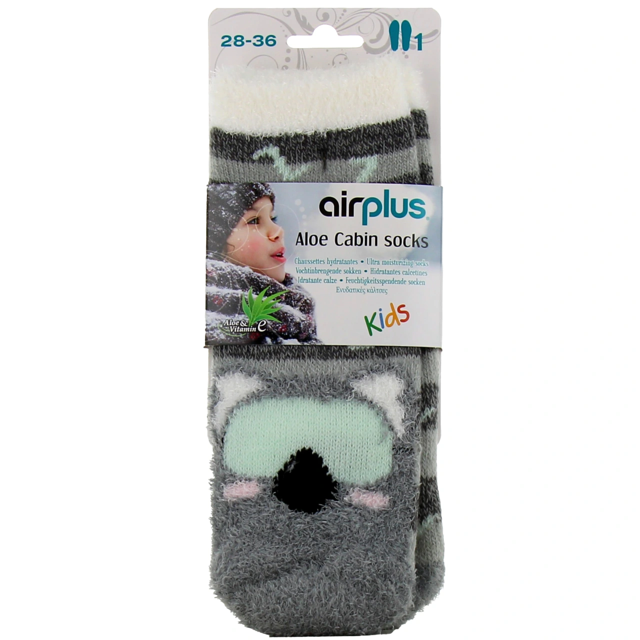 AirPlus Aloe Cabin Socks Chaussettes Hydratantes 28-36 Enfant - Vue 2