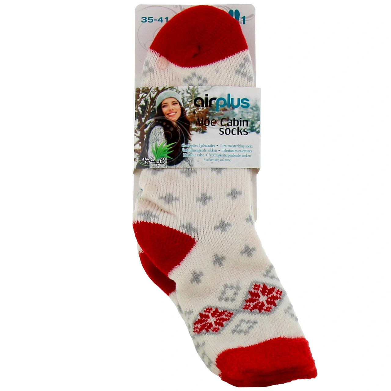 AirPlus Aloe Cabin Socks Chaussettes Hydratantes 36-41 Femmes - Airplus