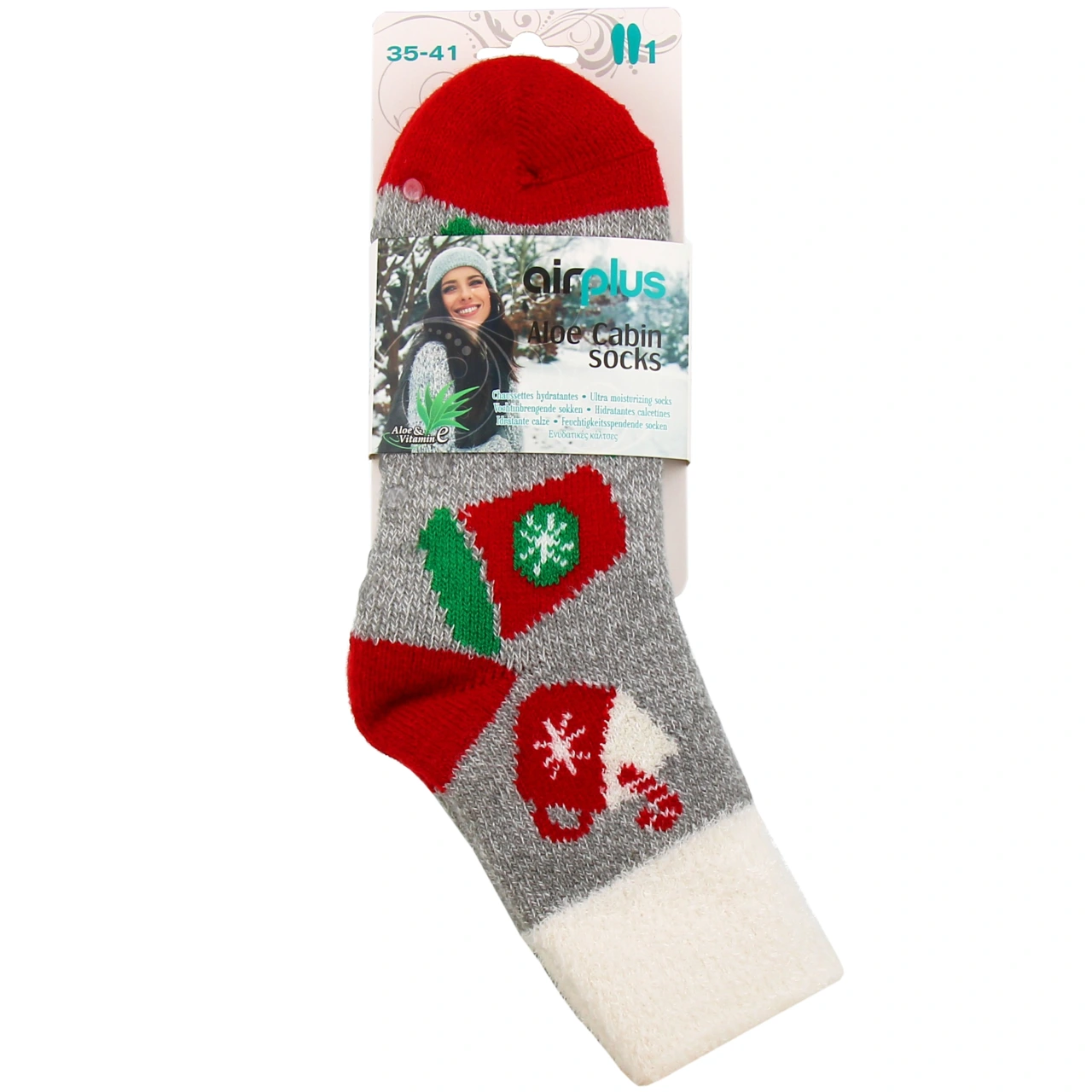 AirPlus Aloe Cabin Socks Chaussettes Hydratantes 36-41 Femmes - Vue 4