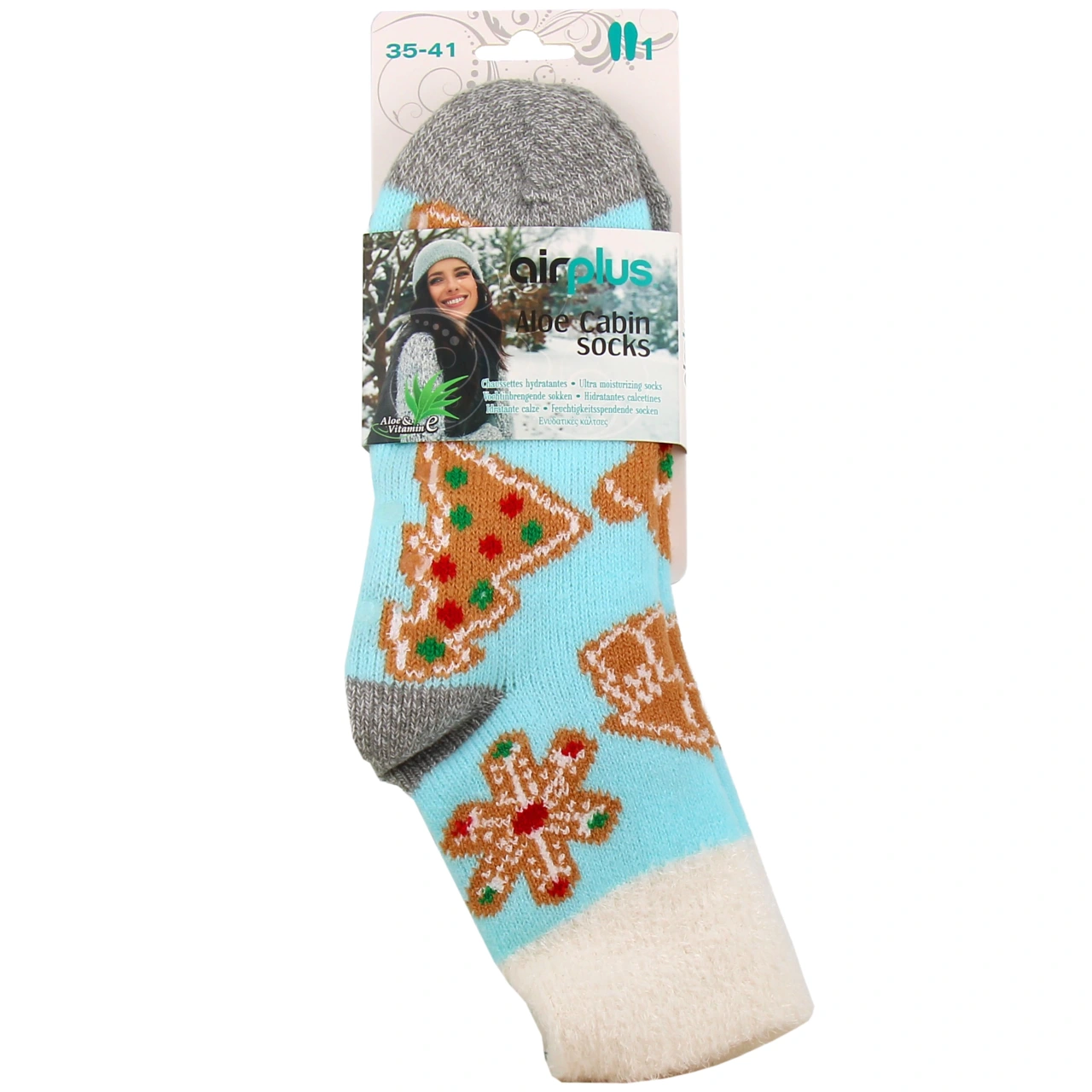 AirPlus Aloe Cabin Socks Chaussettes Hydratantes 36-41 Femmes - Vue 12