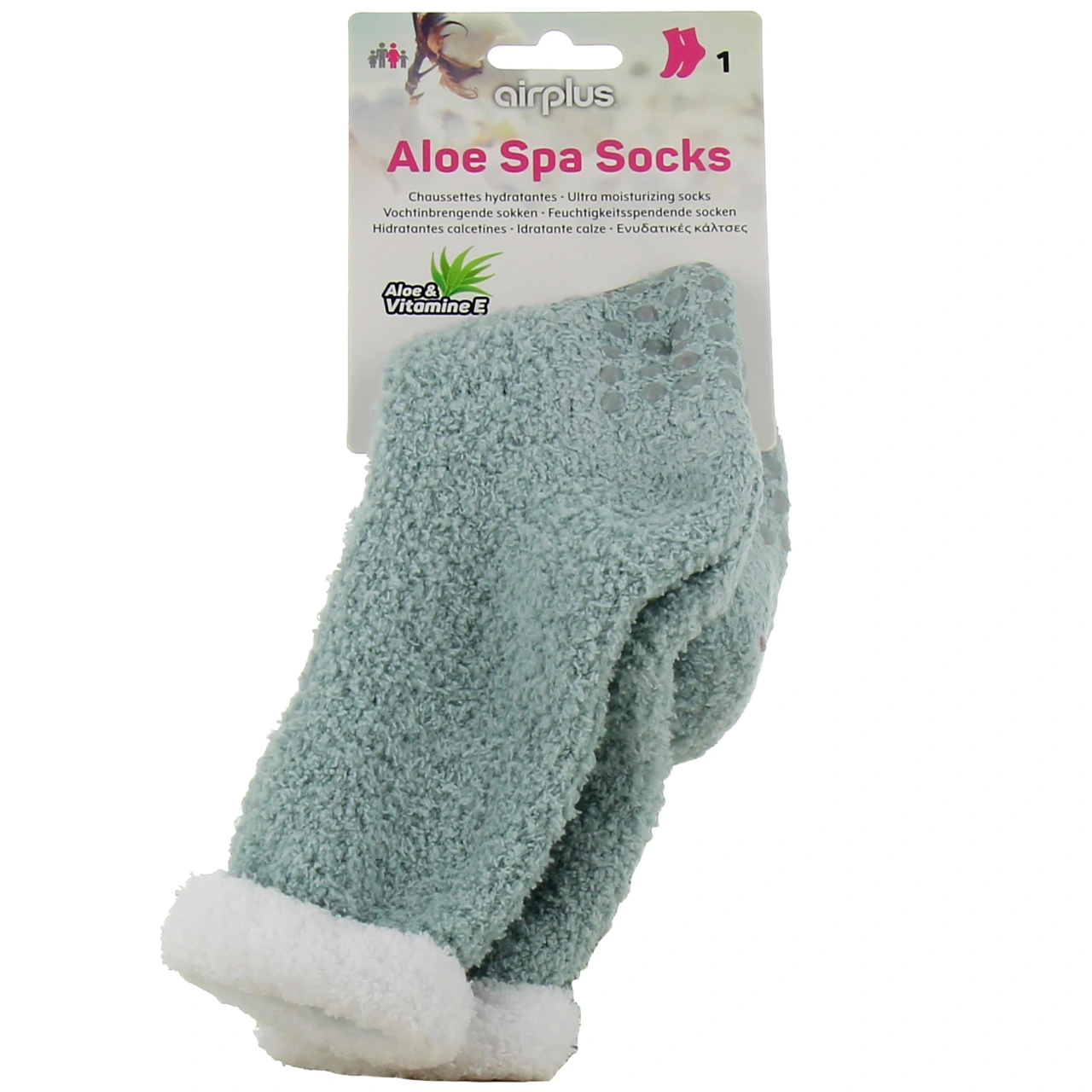 AirPlus Aloe Spa Socks Chaussettes Hydratantes Taille Unique - Vue 7
