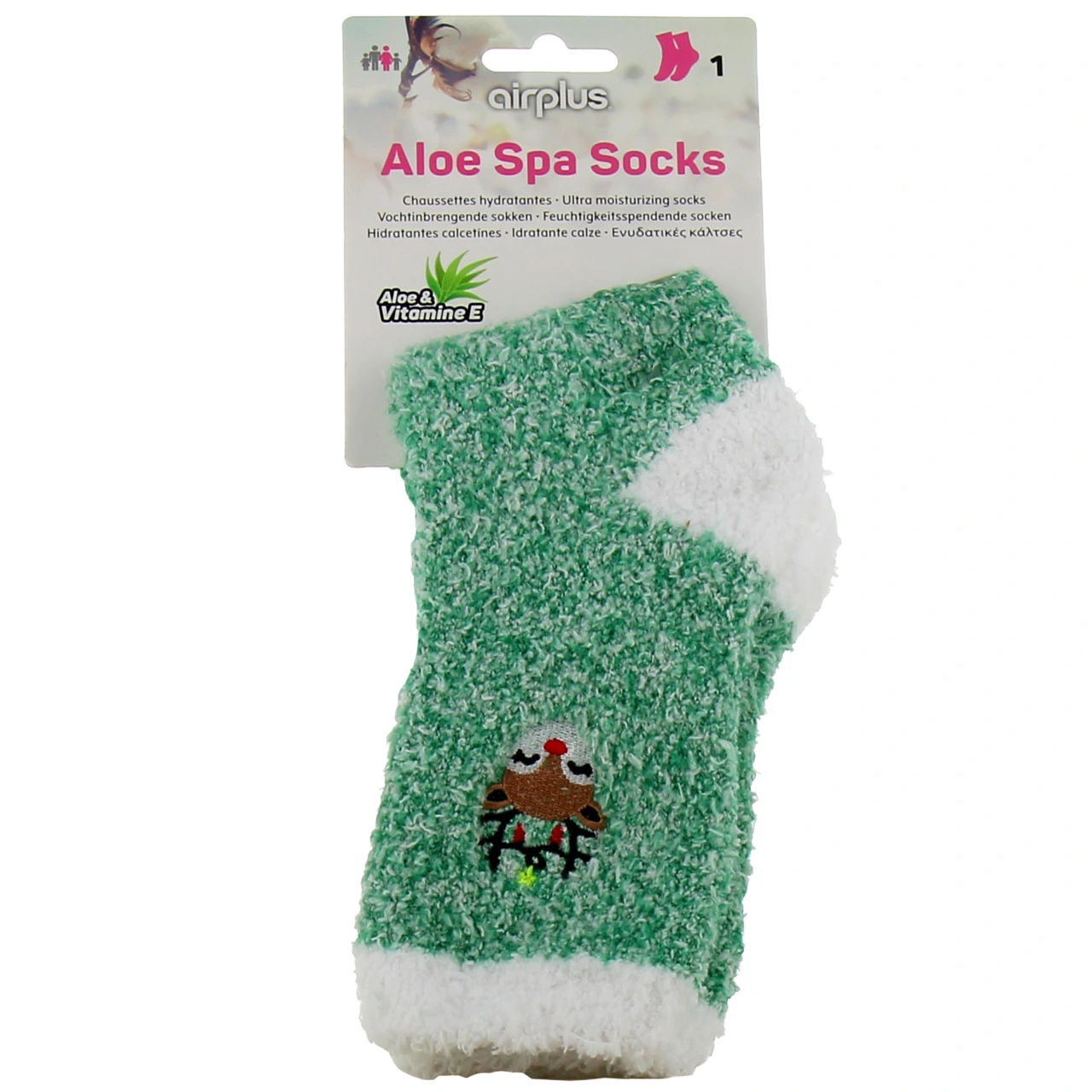 AirPlus Aloe Spa Socks Chaussettes Hydratantes Taille Unique - Vue 8