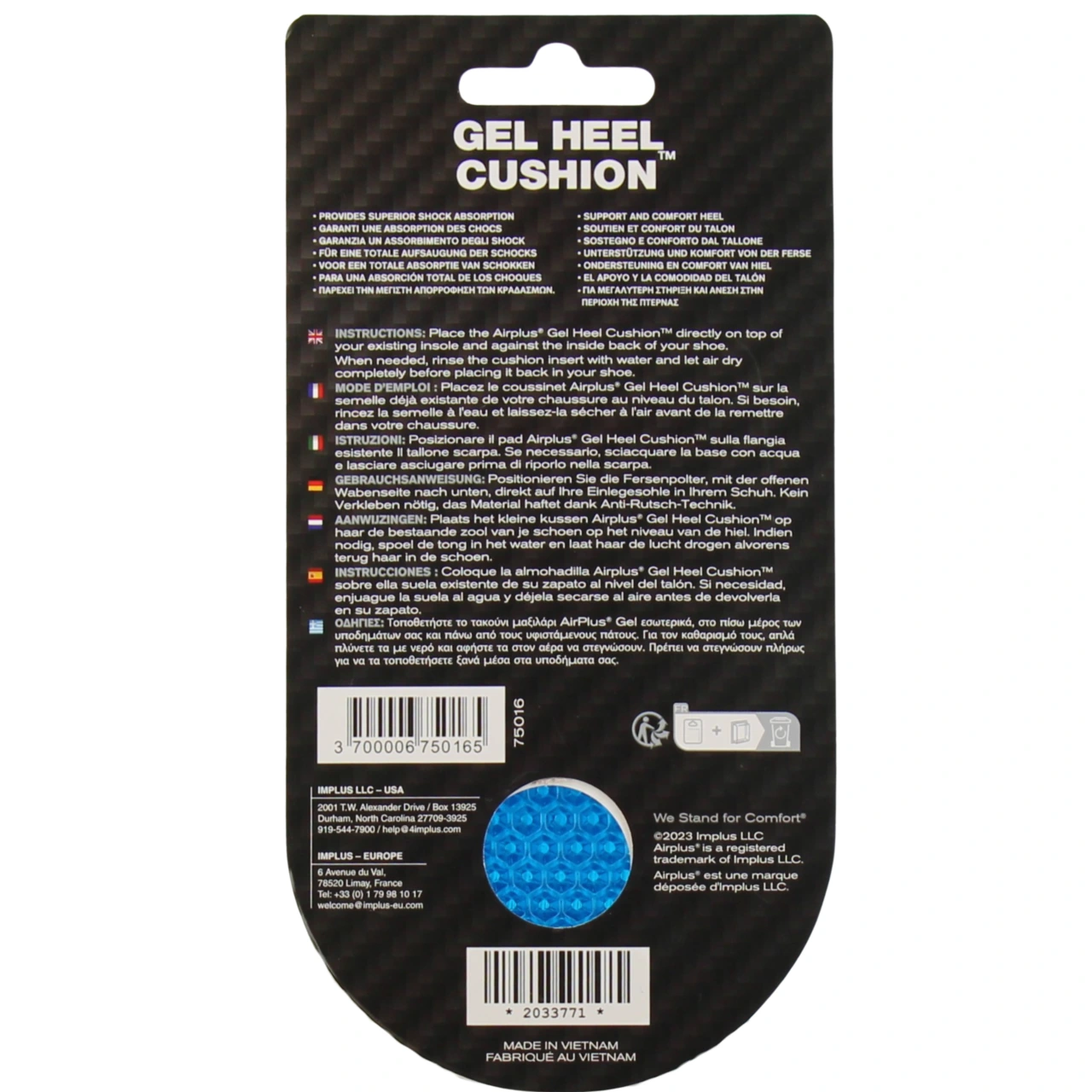 Airplus Gel Heel Cushion Talonnettes - Vue 2