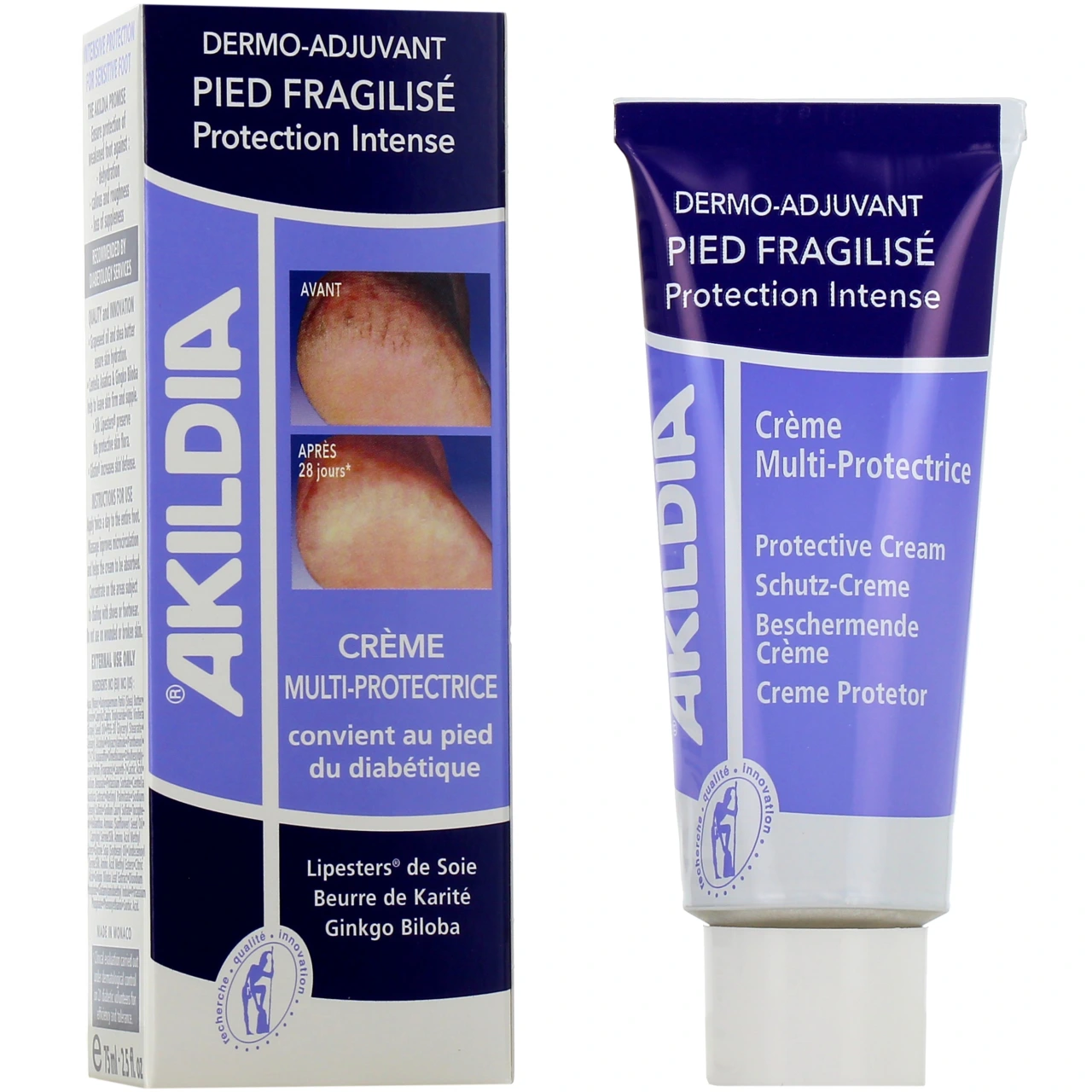Akildia Crème Protectrice Pied Diabétique - Asepta