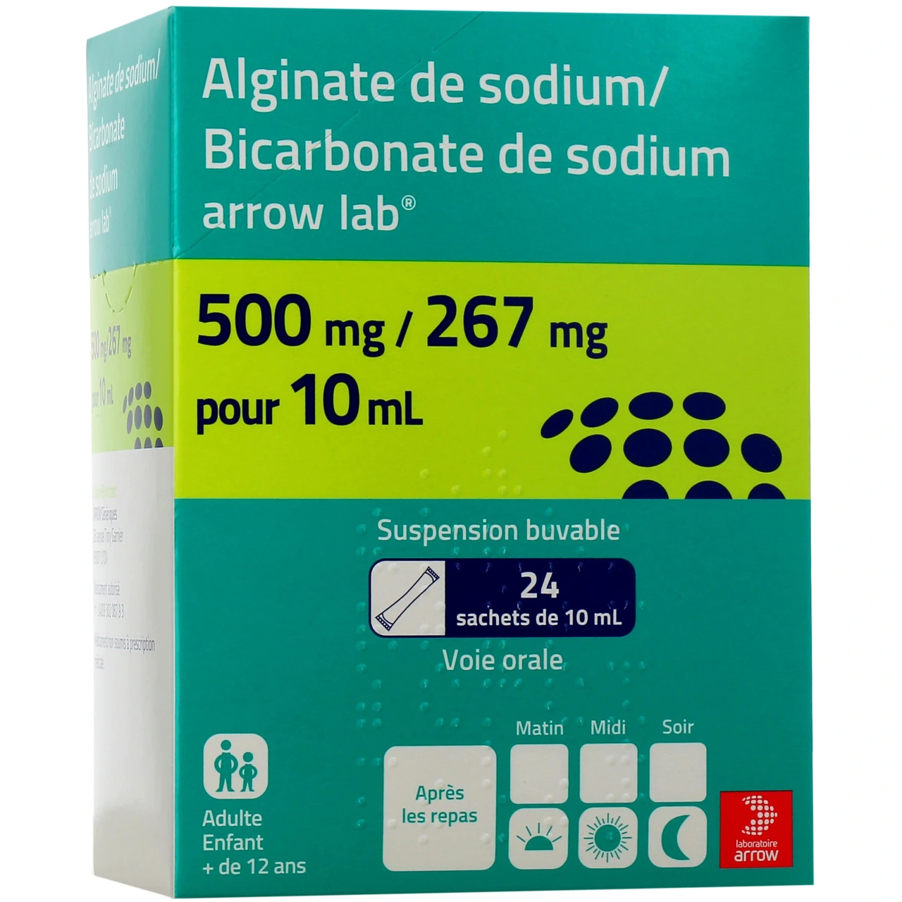 Alginate de Sodium Bicarbonate de Sodium - Autre