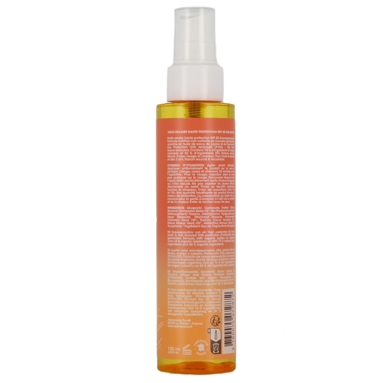 Alphanova Daily Sun Huile Solaire Haute Protection - Vue 3