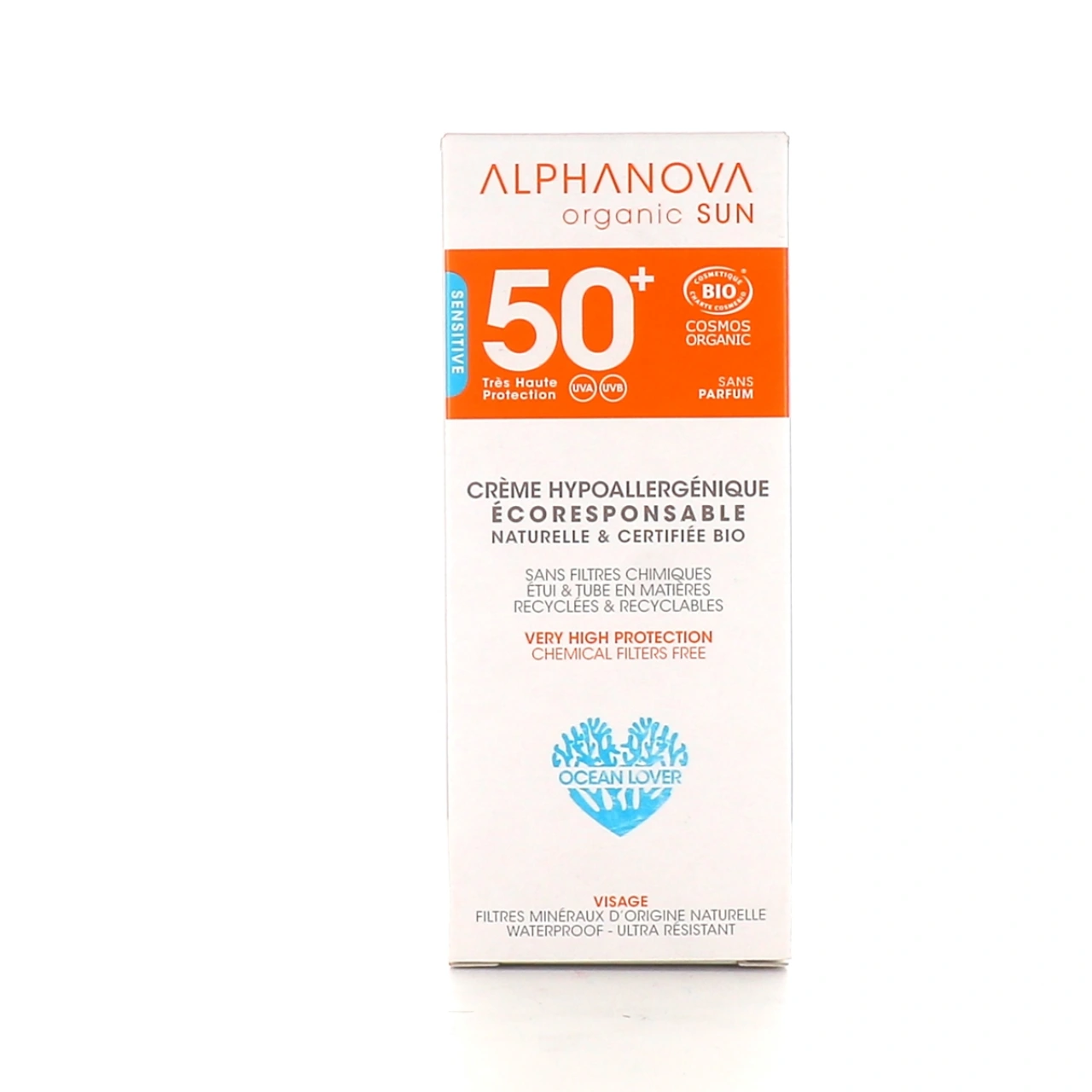 Alphanova Sun Crème Solaire Visage Bio SPF 50+ - Vue 3