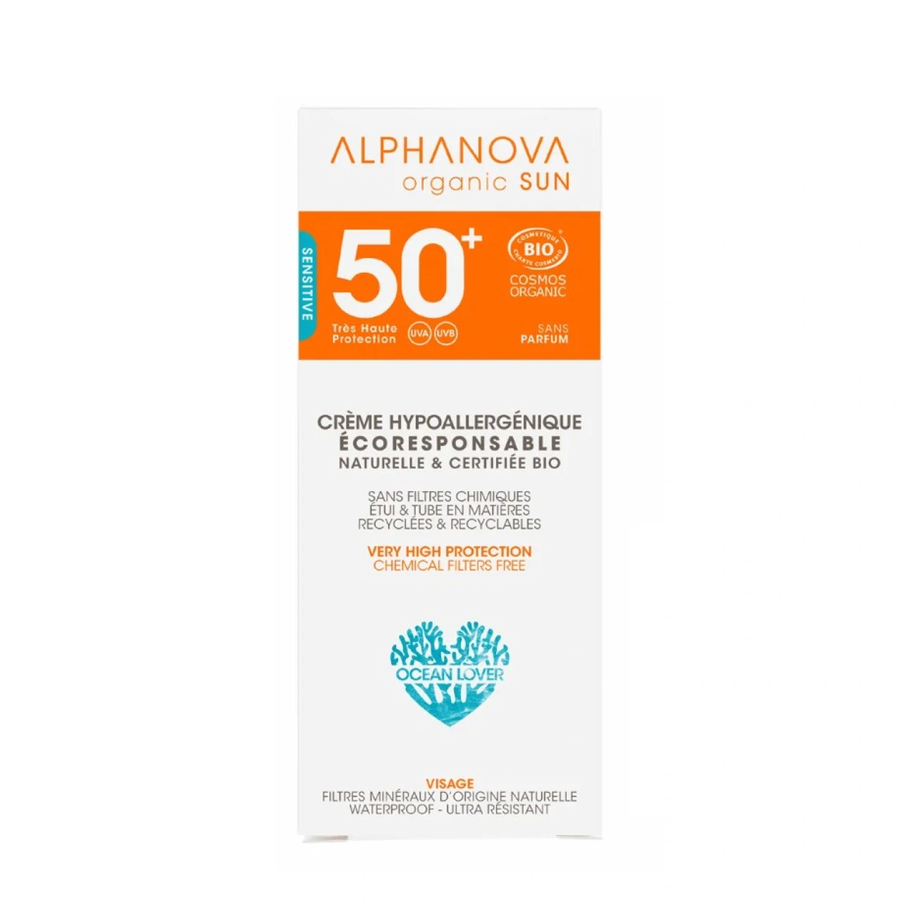 Alphanova Sun Crème Solaire Visage Bio SPF 50+ - Vue 6