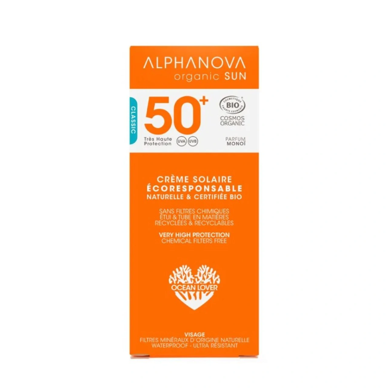 Alphanova Sun Crème Solaire Visage Bio SPF 50+ - Vue 5