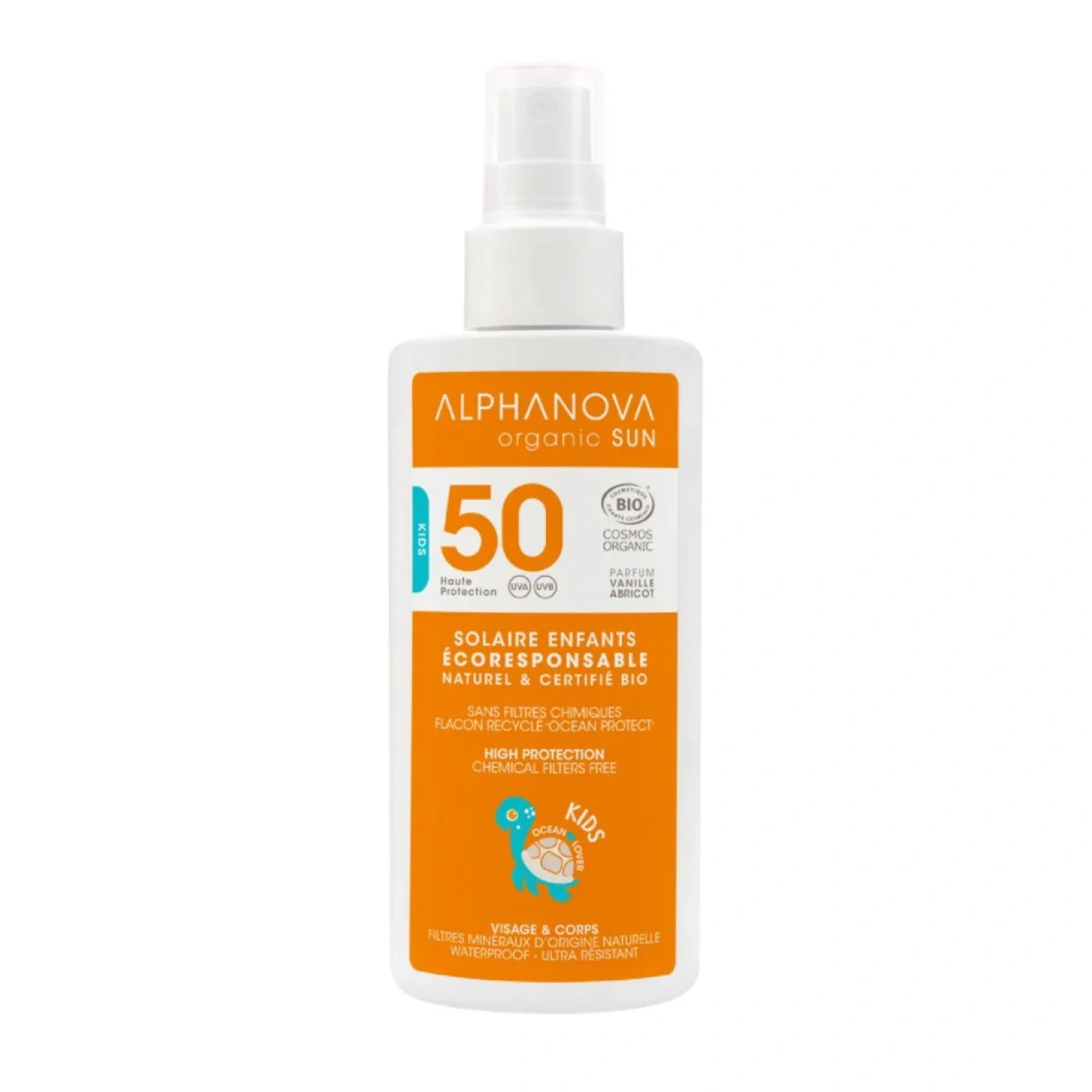 Alphanova Sun Kids Spray Solaire Bio Enfants SPF 50 - Vue 3