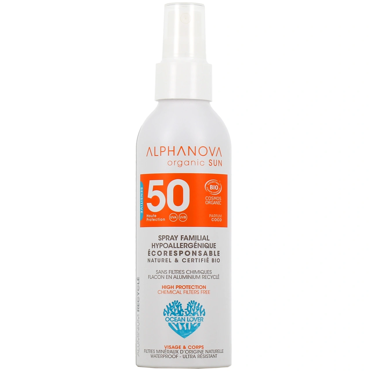Alphanova Sun Spray Solaire Bio SPF 50 - Vue 5
