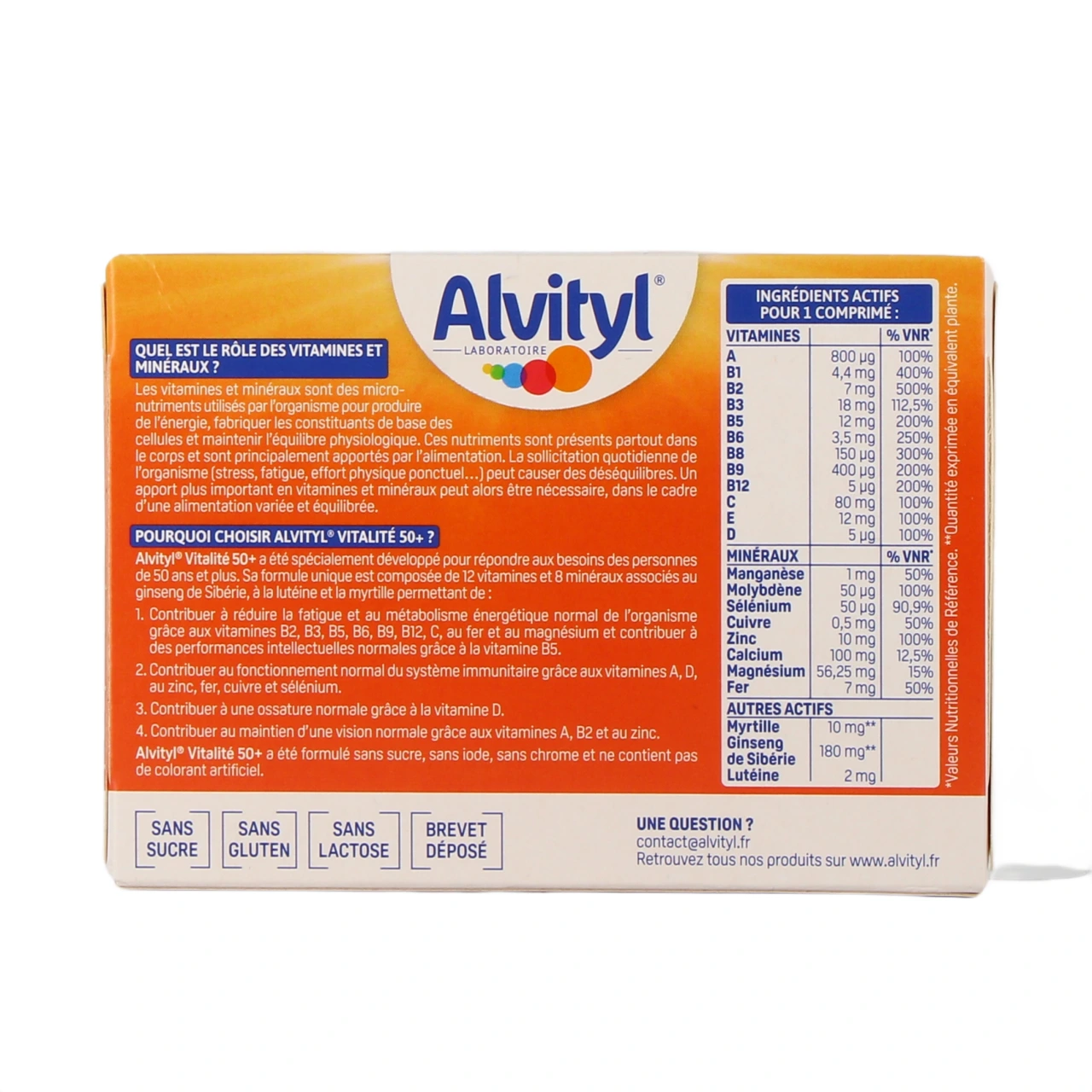 Alvityl Vitalité 50+ - Vue 3