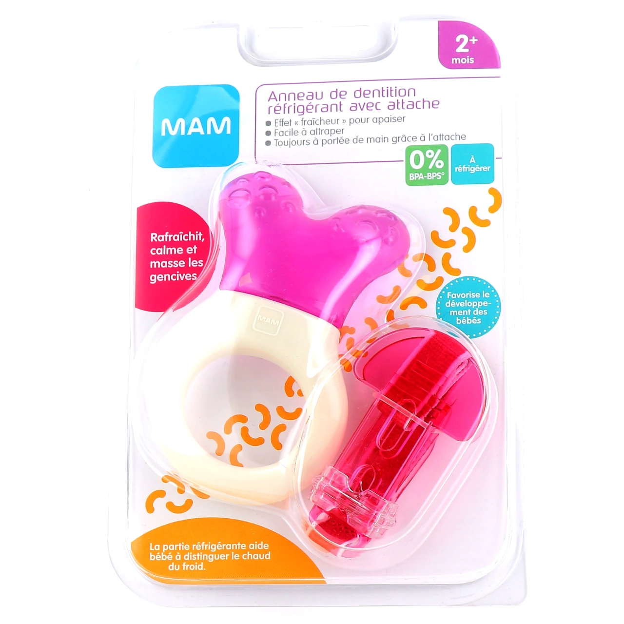 MAM Anneau de Dentition Réfrigérant avec Attache - MAM
