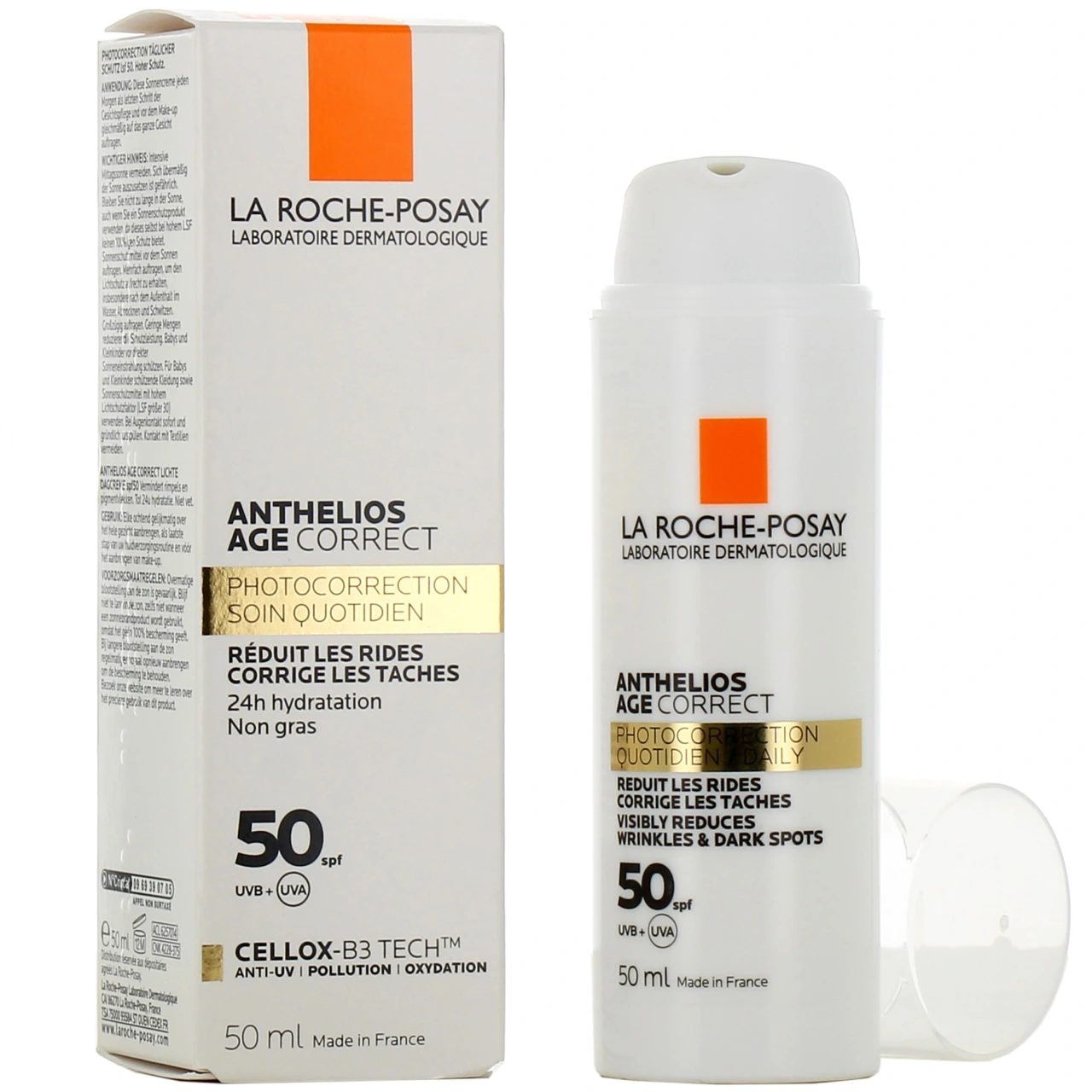 Anthelios Age Correct Soin Solaire Anti-Age SPF 50 - Anthelios