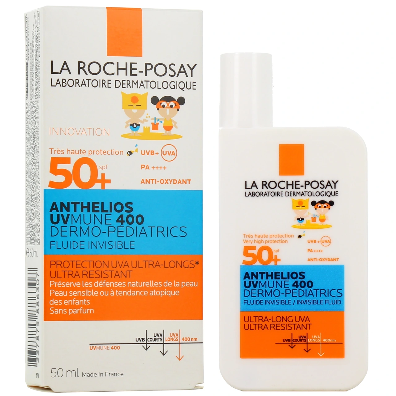 Anthelios UVMune 400 Dermo-Pediatrics Fluide Solaire SPF50+ - Anthelios