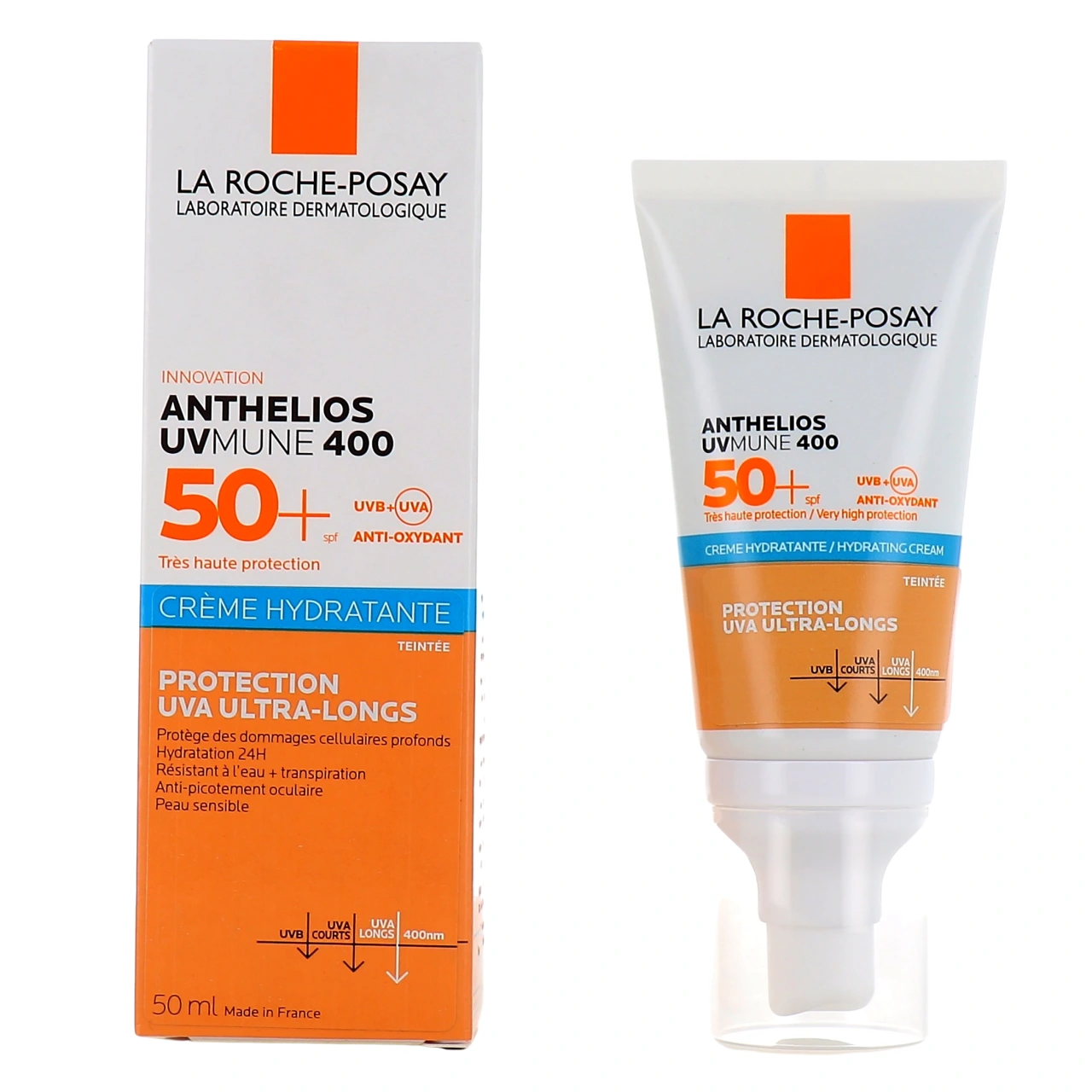 Anthelios UVMune 400 Crème Hydratante Teintée SPF 50+ - Vue 4