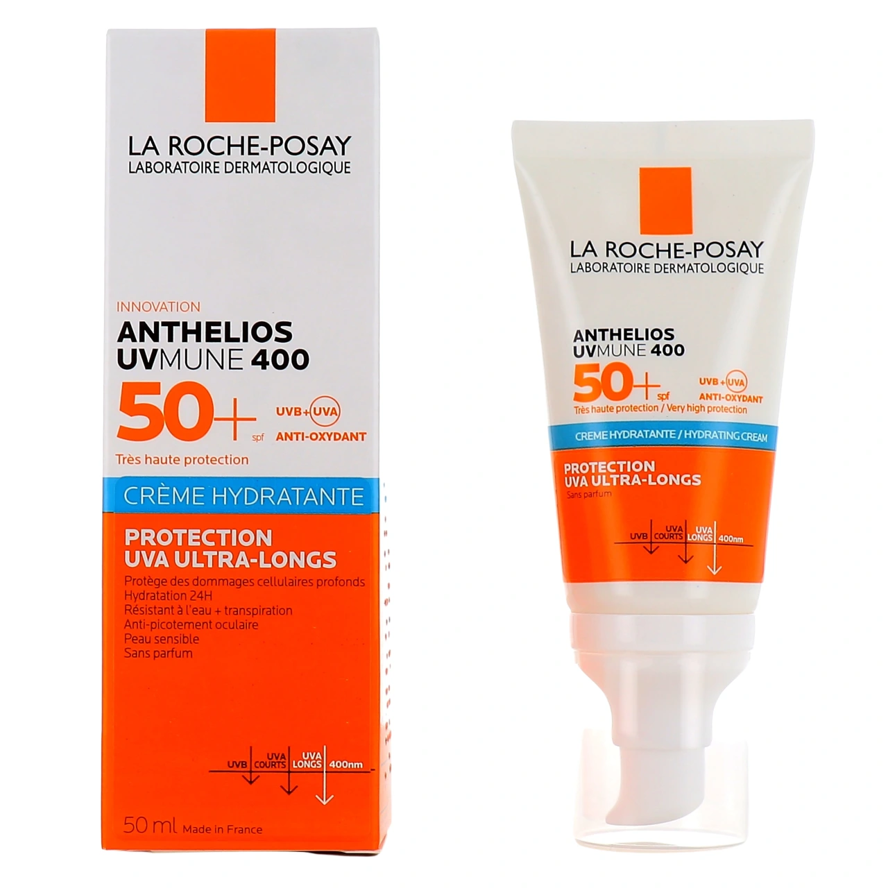 Anthelios UVMune 400 Crème Solaire Hydratante SPF 50+ - Vue 2
