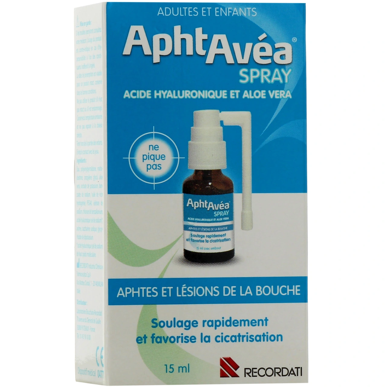 AphtAvea Spray Buccal Aphtes et Lésions - Bouchara Recordati