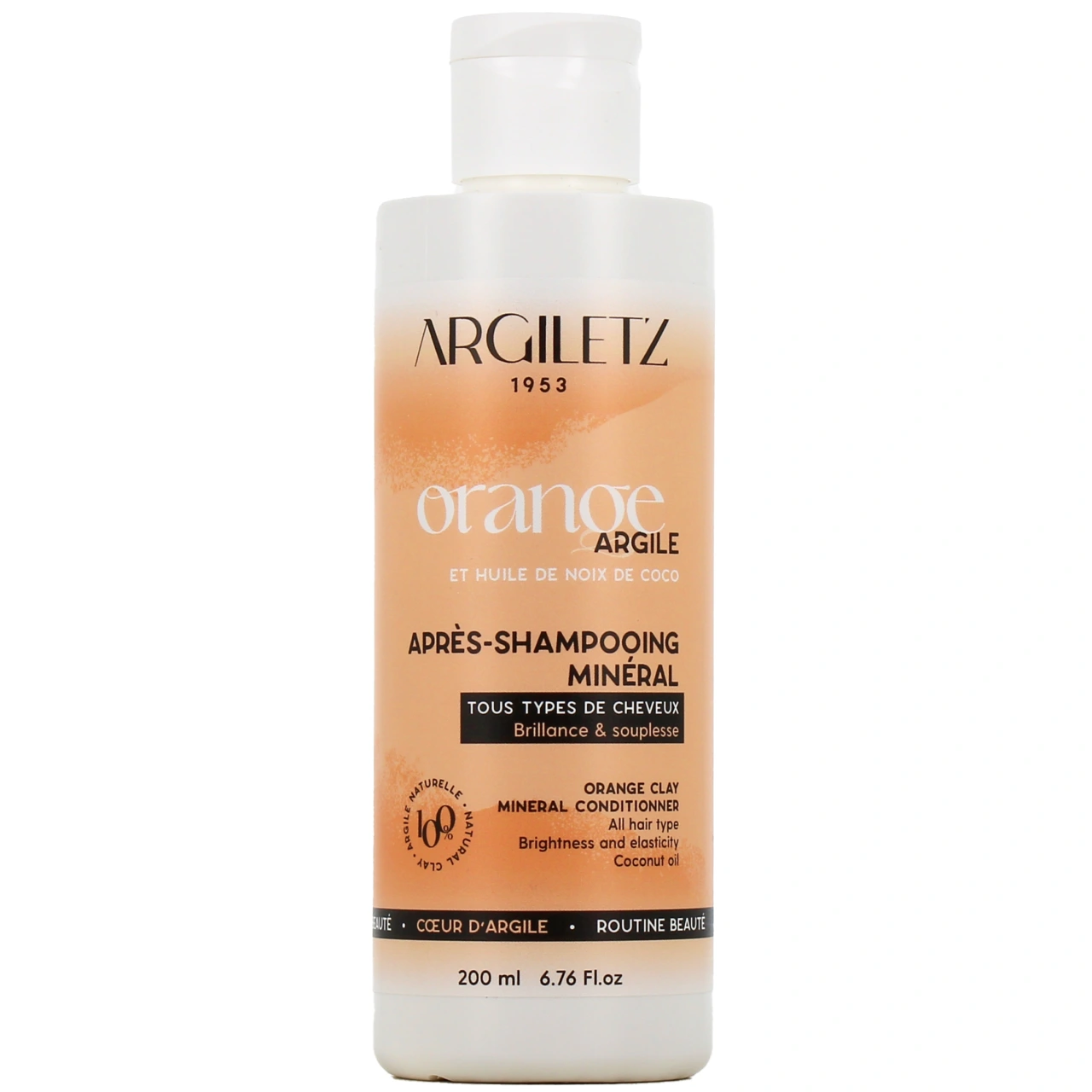 Argiletz Après-Shampoing Minéral à l’Argile Orange - Argiletz