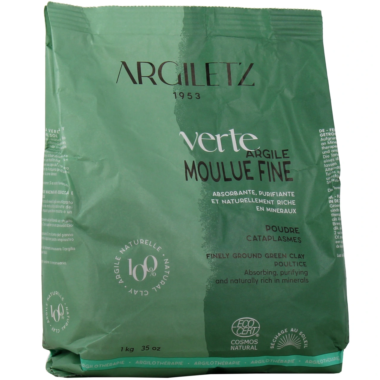 Argiletz Argile verte moulue fine - Argiletz