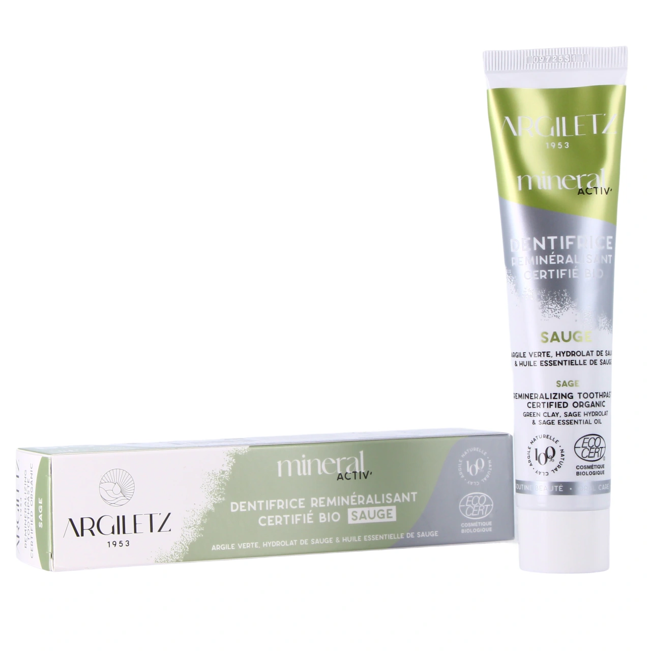 Argiletz Dentifrice Sauge Bio - Argiletz