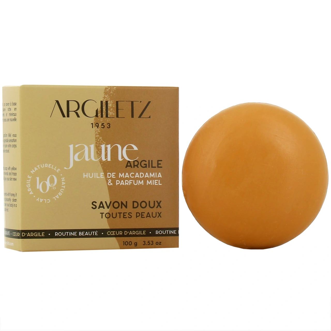 Argiletz Savon Doux et Apaisant à l’Argile Jaune - Argiletz
